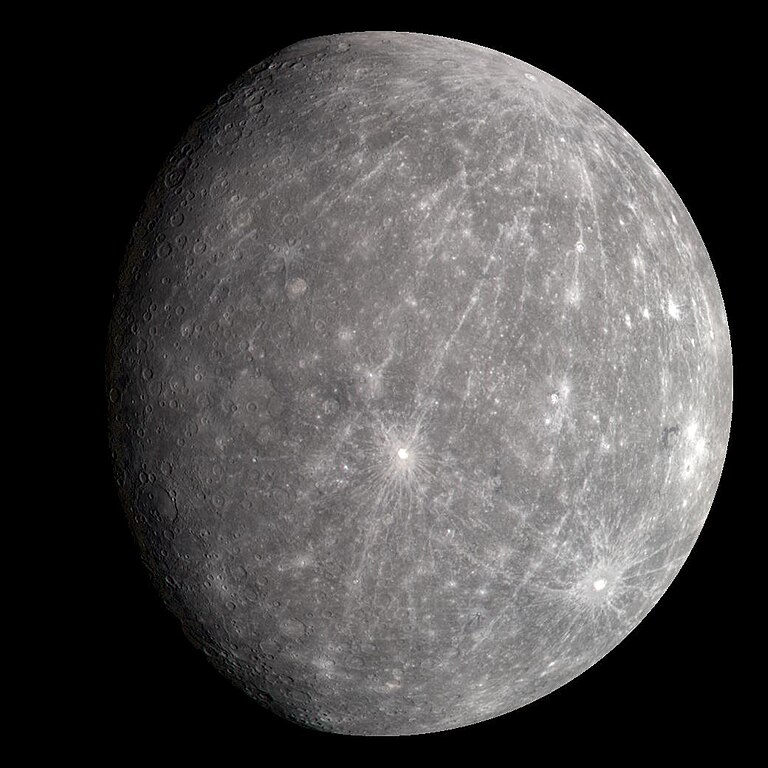 planet mercury taken by space telescope